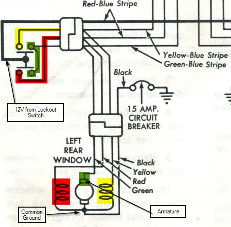 Rear Rear Drivers Side Power Window Doesn't Work - Vintage Thunderbird